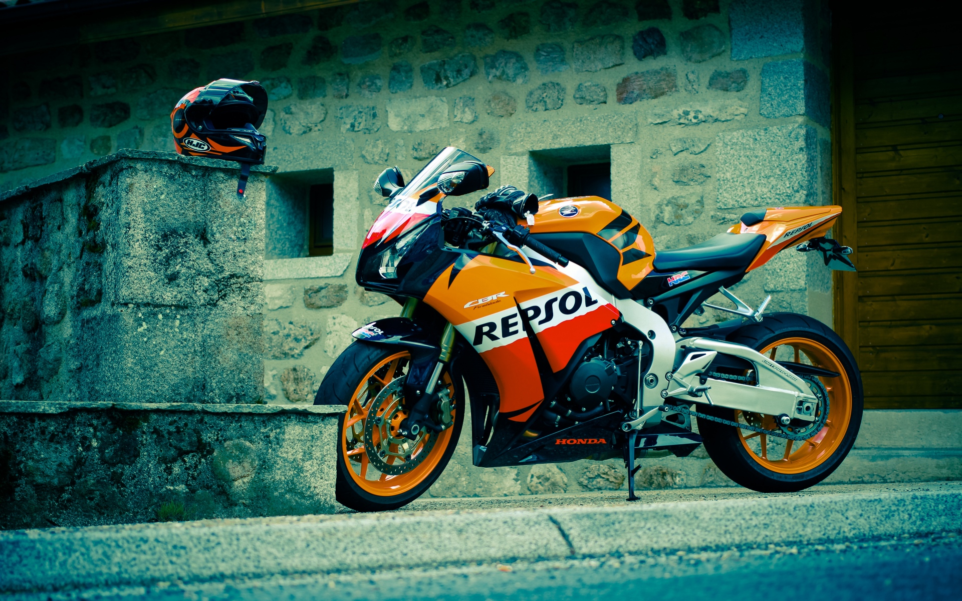 Картинки Honda, cbr, fireblade, repsol, black фото и обои на рабочий стол