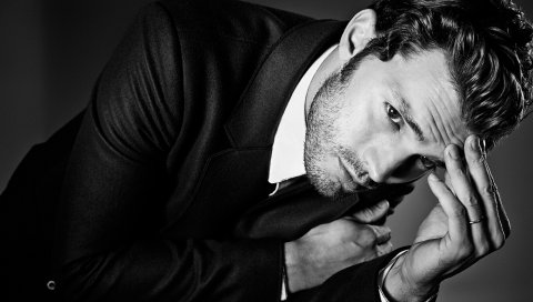 Jamie dornan, фотосессия, актер, bw, shortlist