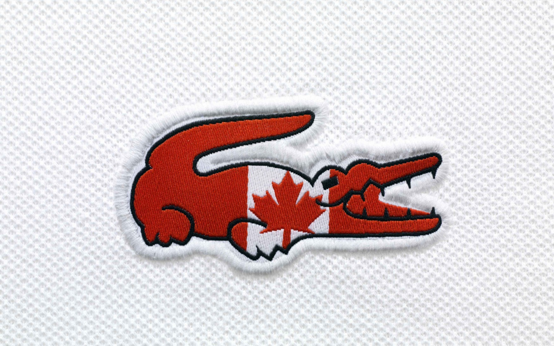 Картинки Lacoste, canada, логотип, флаг фото и обои на рабочий стол