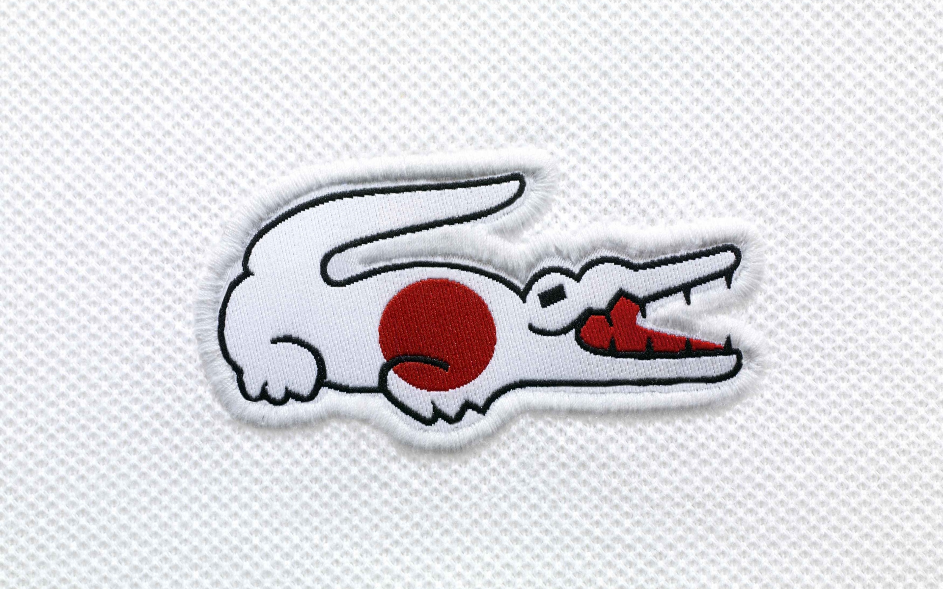 Картинки Lacoste, Япония, флаг, бренд, логотип фото и обои на рабочий стол