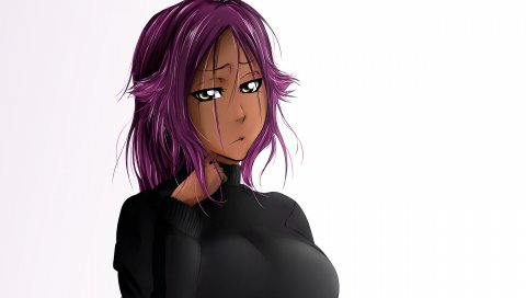 Kamest, bleach, shihouin yoruichi, девушка, искусство