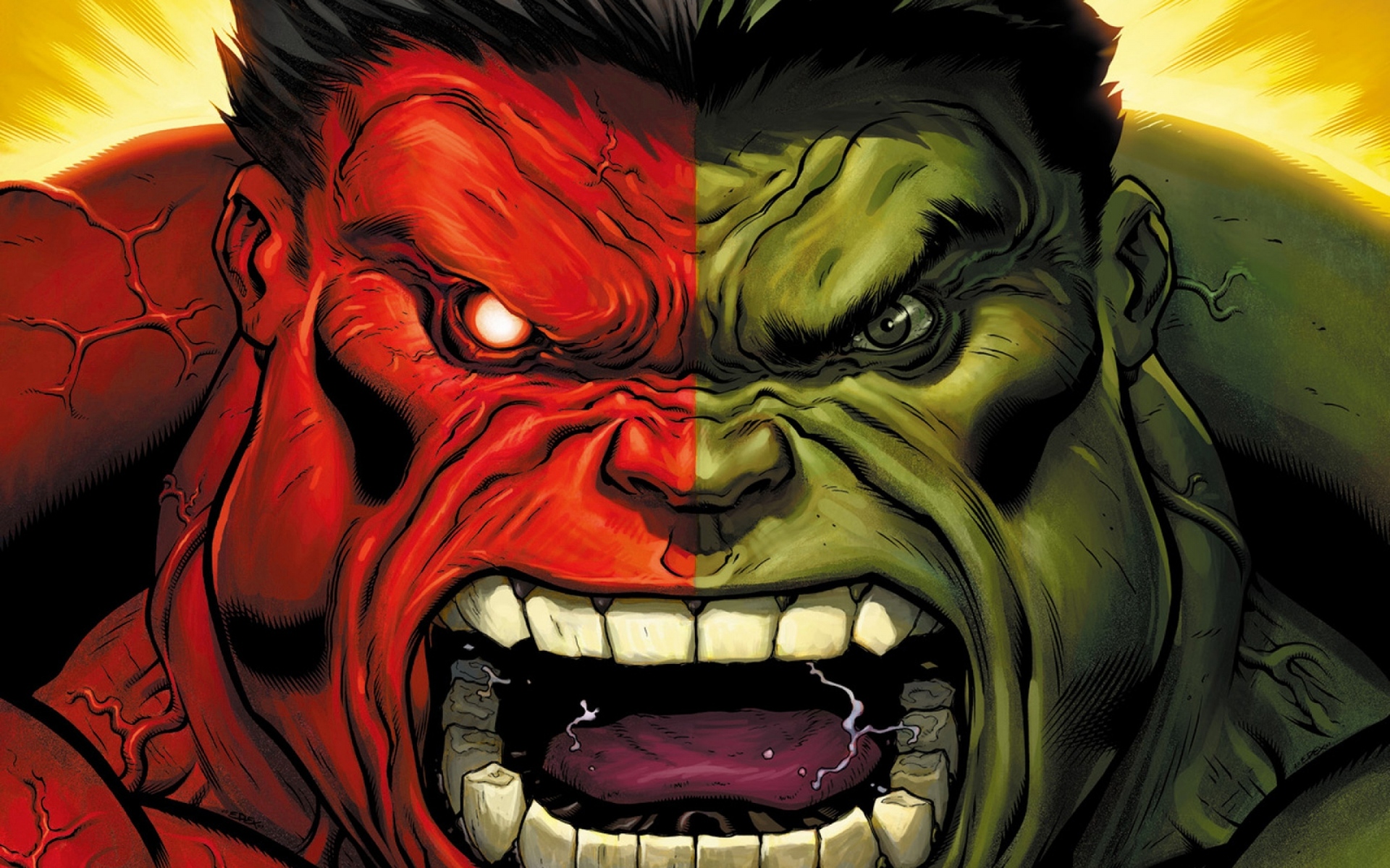 Картинки туши, Marvel Comics, искусство, агрессия фото и обои на рабочий стол
