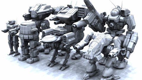 MechWarrior 4 наемники, MechWarrior 4, моделирование, робототехника