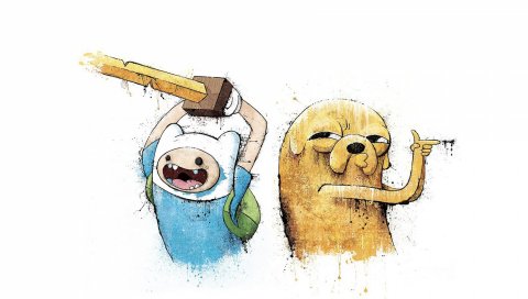 время приключений, финн и Jake, искусство