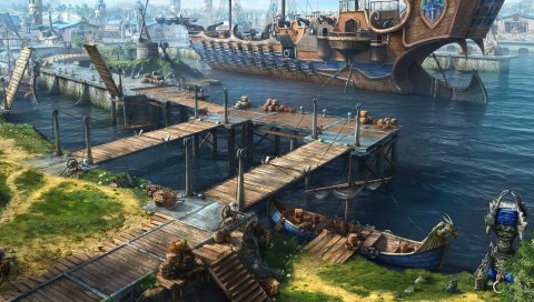 дракон вечности, искусство, игровой порт, корабль , спальное место