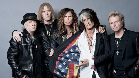 Aerosmith, рок группа, Стивен Тайлер, Джо Перри, том хемилтон, Джоуи Крамер, Брэд Уитфорд