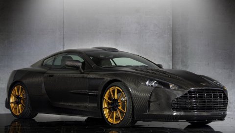 Mansory, Сайрус, Aston Martin DB9, черный, вид сбоку