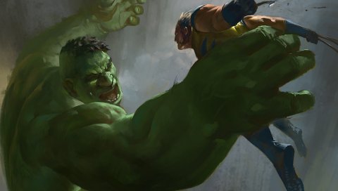 туша, росомаха, х-мужчины, Marvel Comics, искусство