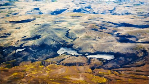 востока Iceland, Iceland, красочный пейзаж