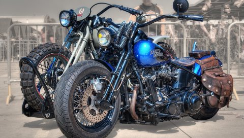 Harley-davidson, велосипед, мотоцикл, стиль, байкер