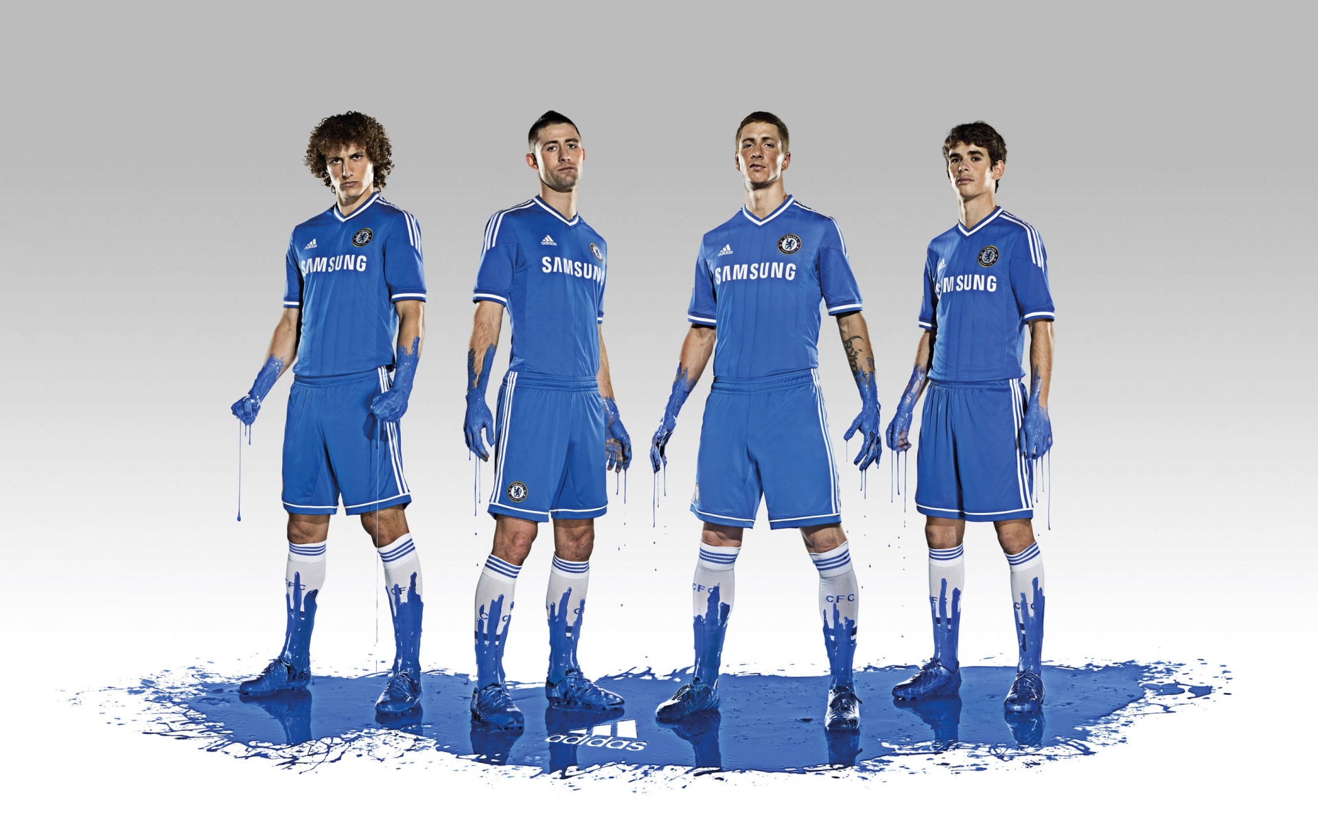 Картинки Презентация, chelsea, david luiz, gary cahill, fernando torres, oscar, oscar dos santos emboaba j фото и обои на рабочий стол