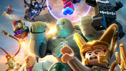 Lego marvel super heroes, lego, супер злодеи, герои, чудо