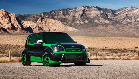 Kia soul, kia soul, kia, green