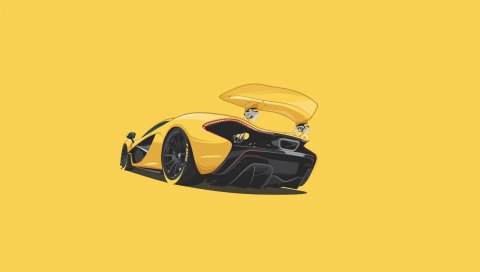 Mclaren, p1, минимализм, искусство