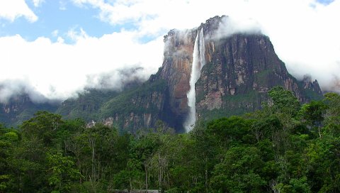 Гора roraima, venezuela, roraima, пейзаж, размытый