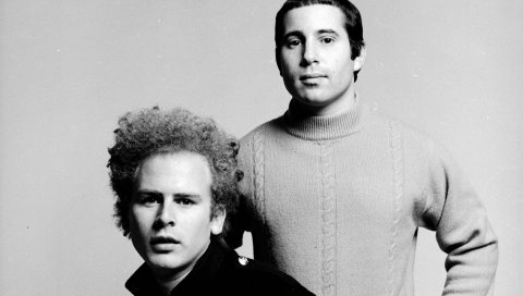 Simon и garfunkel, paul simon, art garfunkel, group, 1960, bw