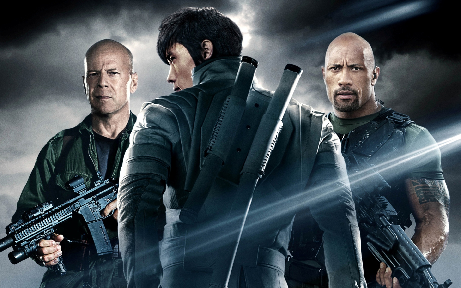Картинки Gi joe возмездия, dwayne johnson, adrianne palicki, bruce willis фото и обои на рабочий стол