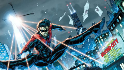 Nightwing, dc-комиксы, robin, dick grayson, детективные комиксы