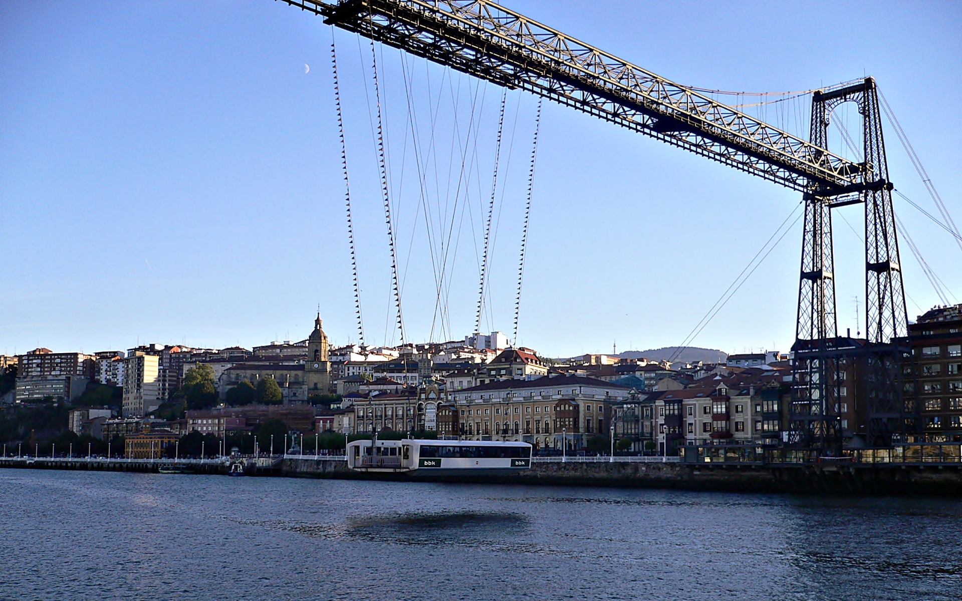 Картинки Мост бискайя, puente de vizcaya, Испания фото и обои на рабочий стол