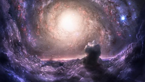 Кластер галактик, гравитация, связь
