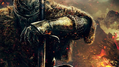 Темные души ii, темные души, воин, рыцарь, из программного обеспечения, игры namco bandai