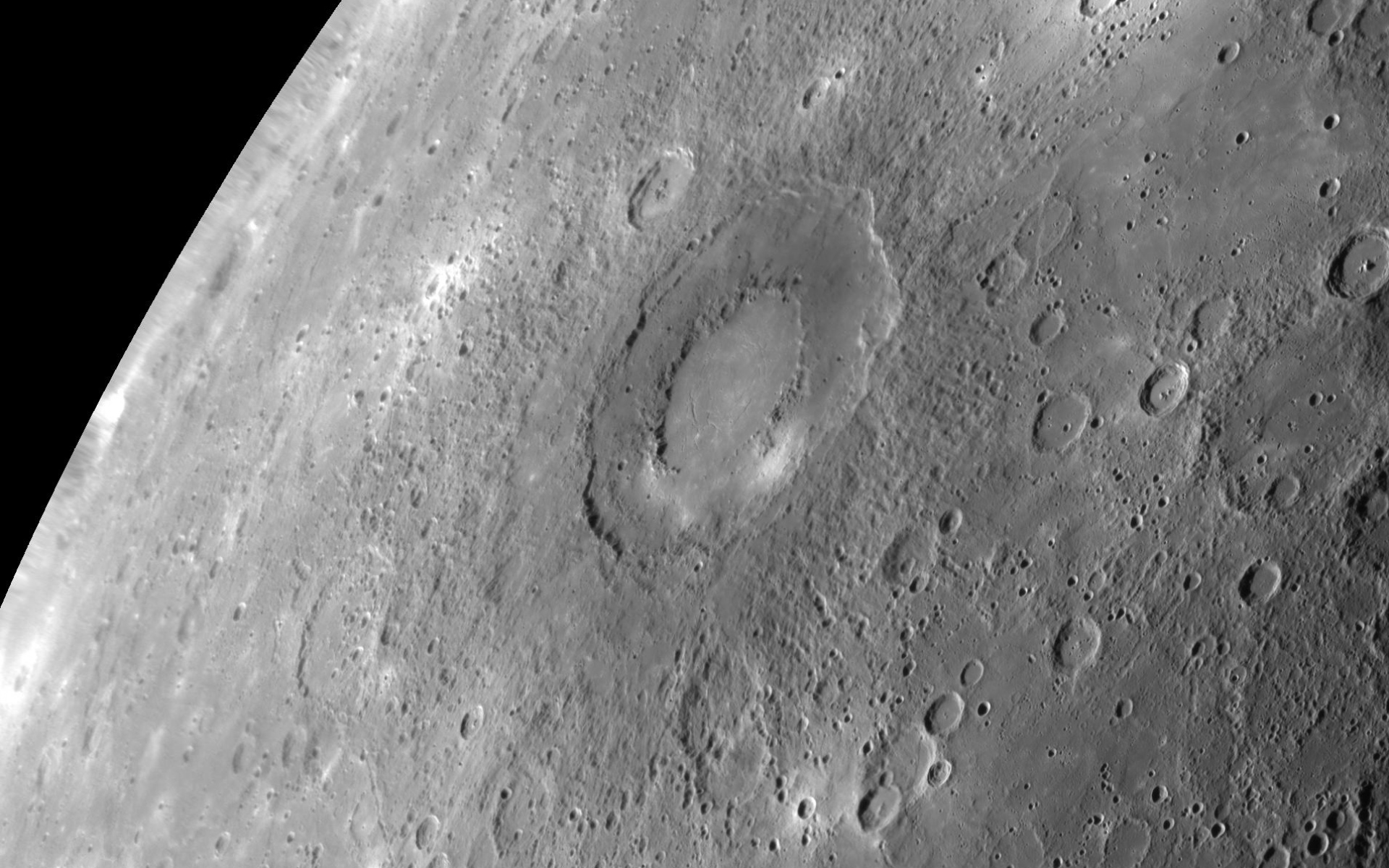 Картинки Caloris planitia, ударная структура, ртуть фото и обои на рабочий стол