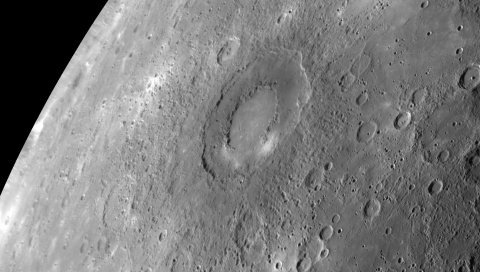Caloris planitia, ударная структура, ртуть