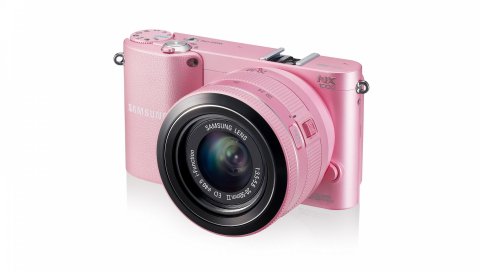 Samsung nx1000, камера, розовый