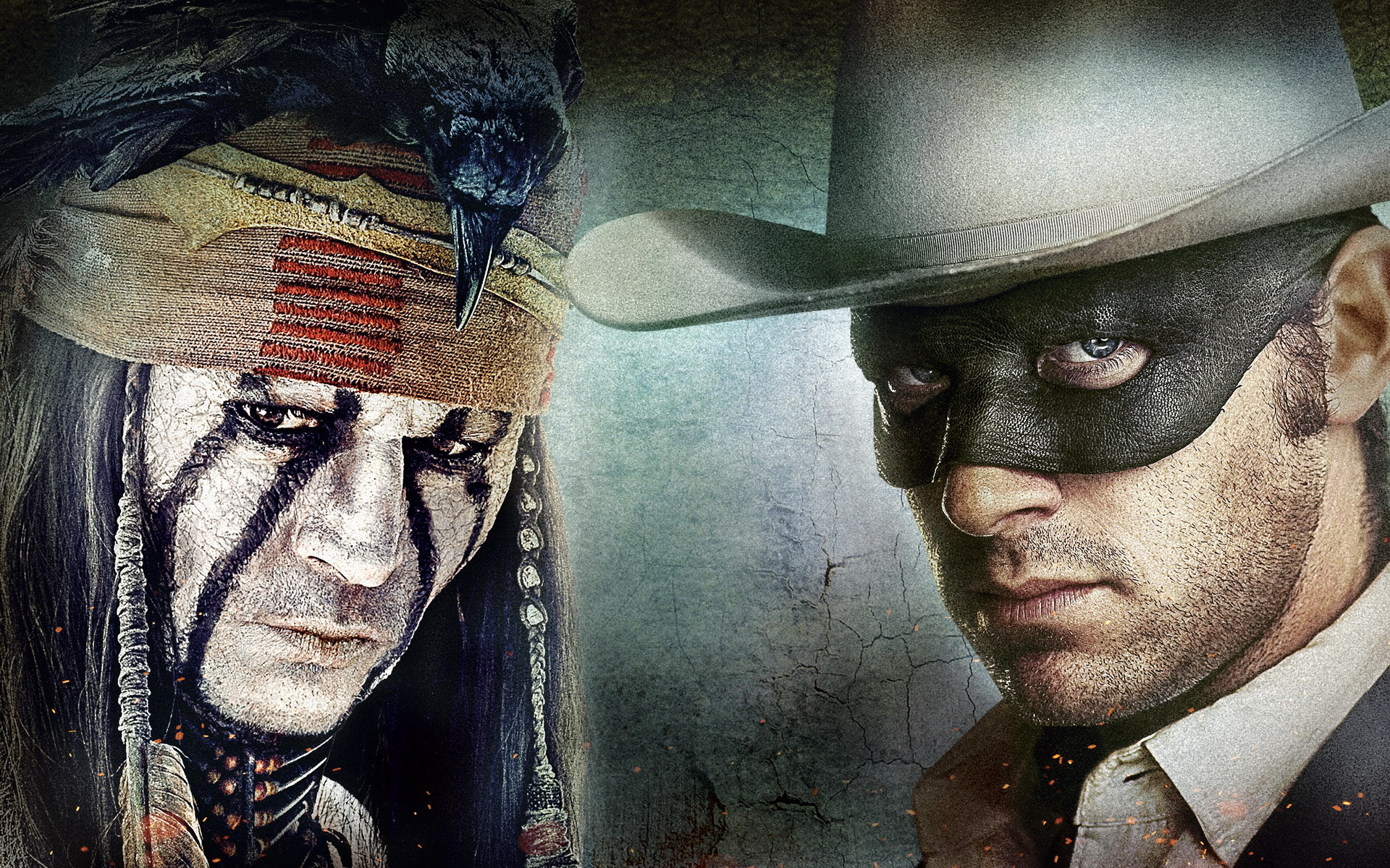 Картинки Одинокий рейнджер, john reid, tonto фото и обои на рабочий стол
