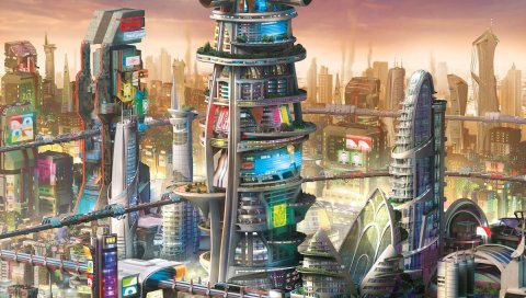 Города городов завтрашнего дня, simcity, simulator, city, building