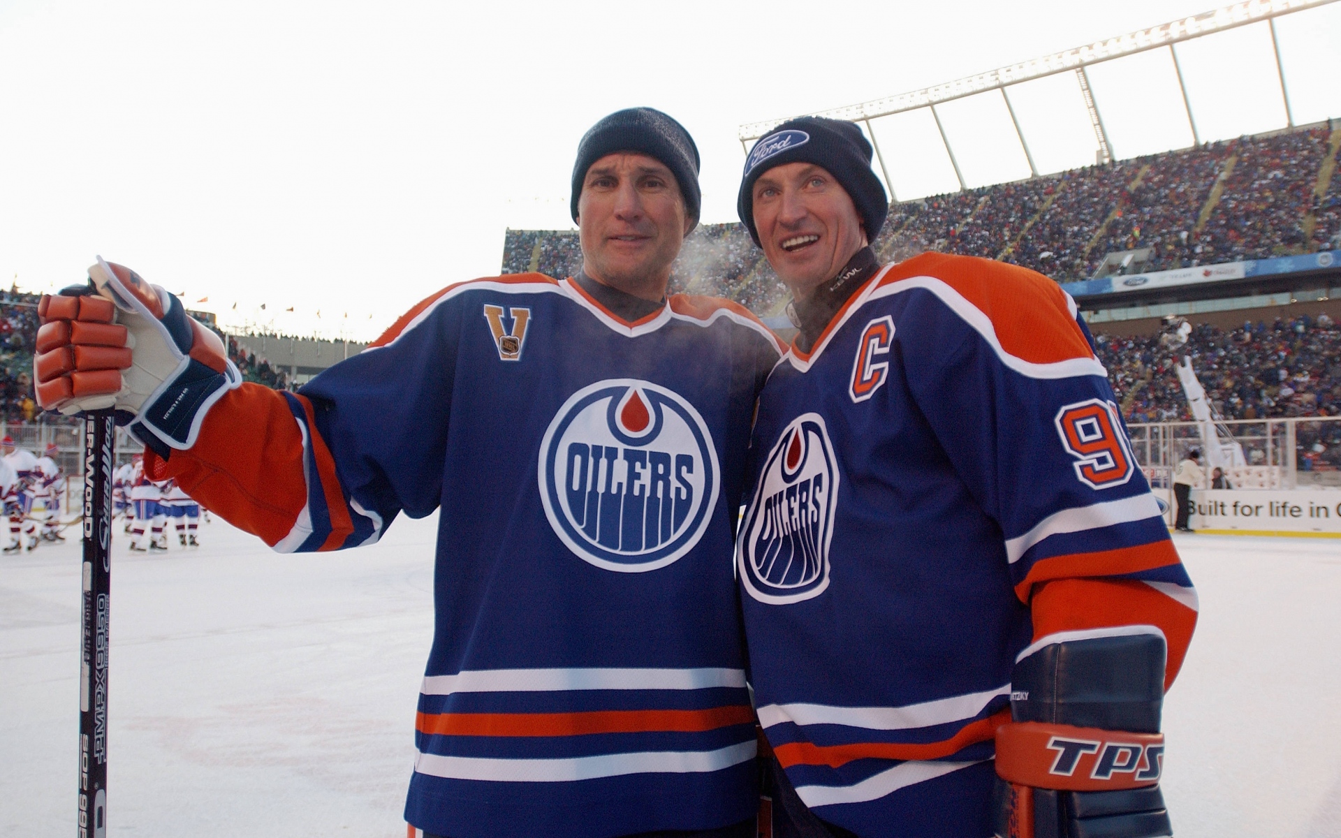 Картинки Paul coffey, wayne gretzky, edmonton oilers, хоккей фото и обои на рабочий стол