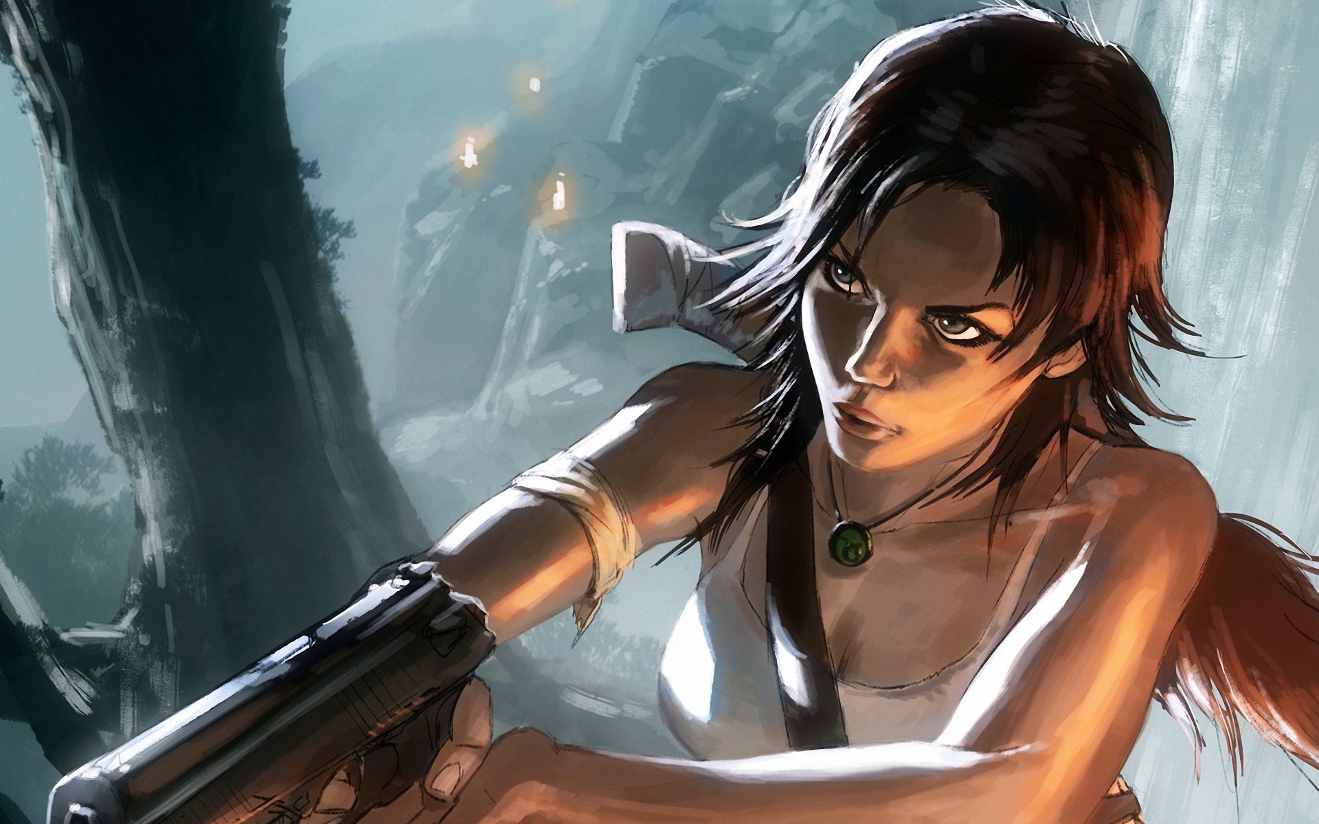 Картинки Lara croft, возрождение гробницы возрождается, искусство, девушка фото и обои на рабочий стол