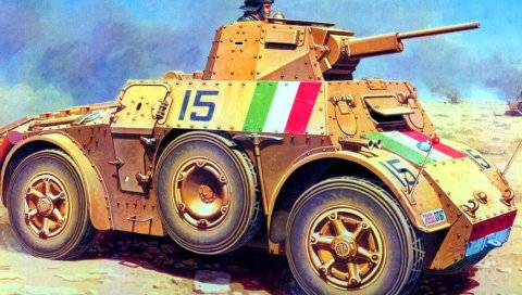 Autoblinda ab41, танк, бронированный автомобиль, мировая война ii, искусство