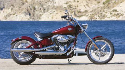 Harley-davidson рокер, мотоцикл, дом грома
