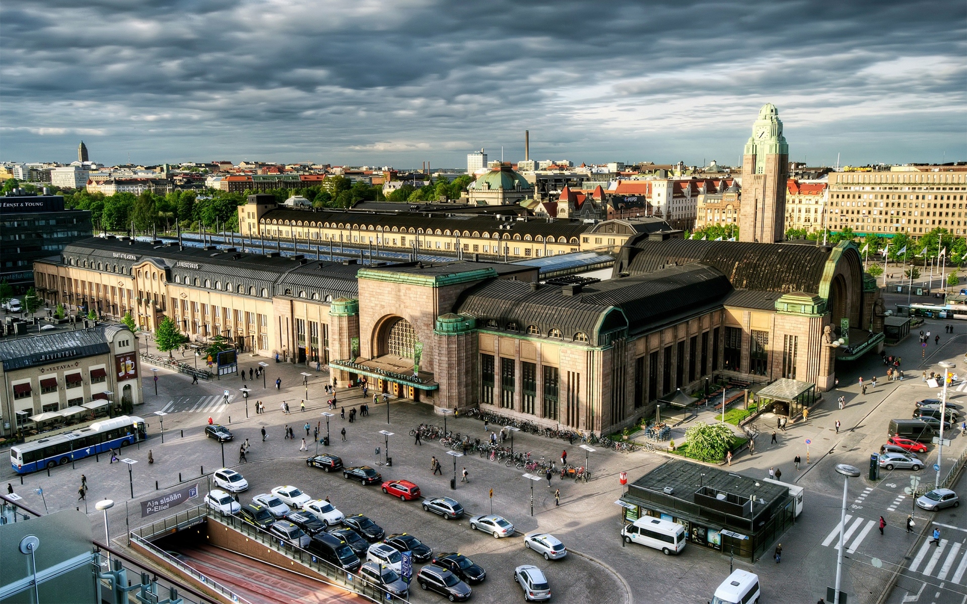 Картинки хельсинки, финляндия, капитал, вид сверху, HDR фото и обои на рабочий стол