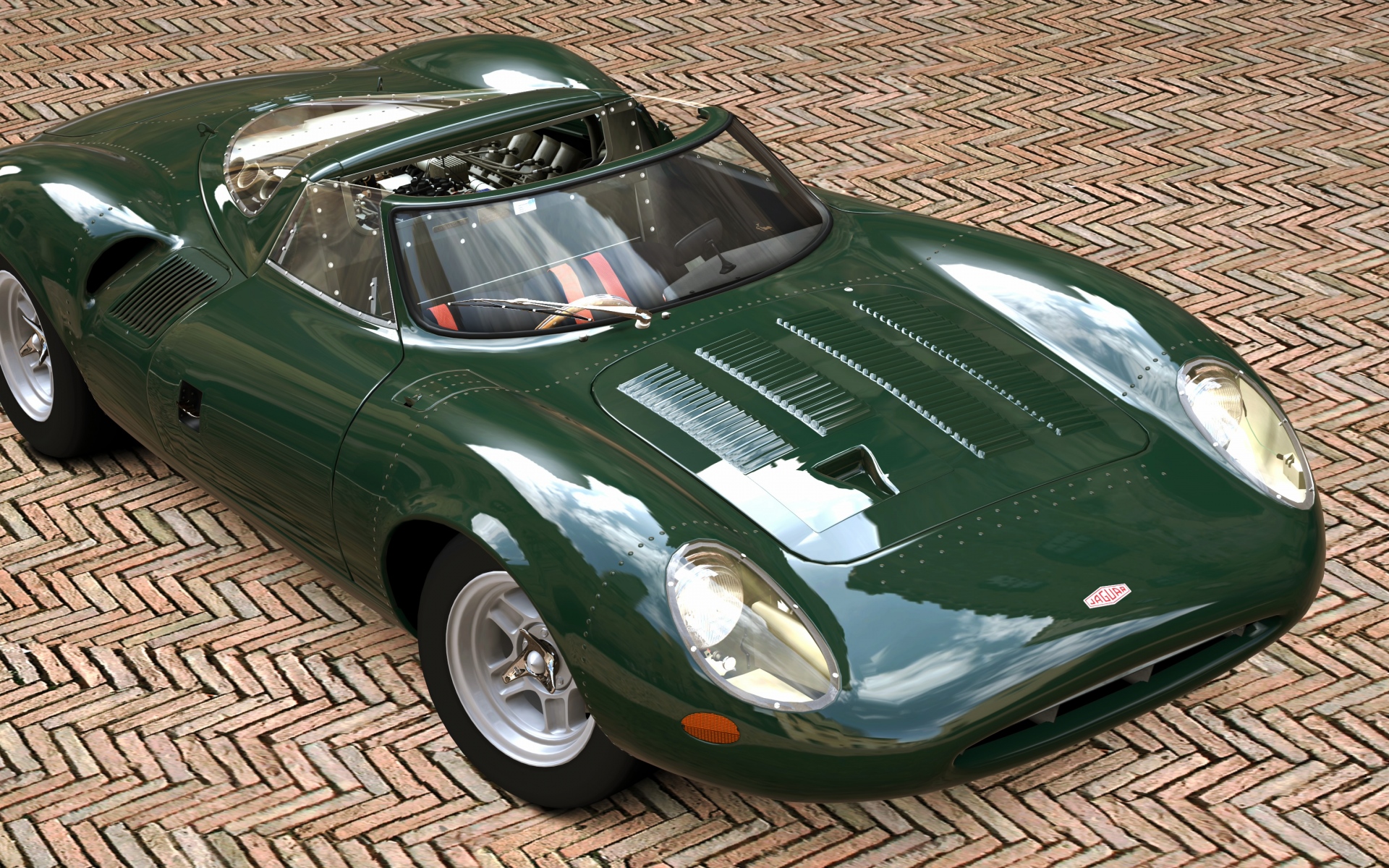 Картинки ягуар XJ13, 1996, гоночный автомобиль, родстер фото и обои на рабочий стол