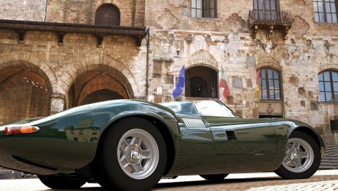 ягуар XJ13, 1996, вид сбоку, гоночный автомобиль , ягуар
