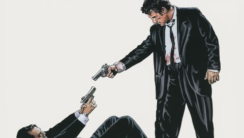 Reservoir Dogs, 1991, Харви Кейтель, Тим Рот, Ларри Димик, Freddy newandyke
