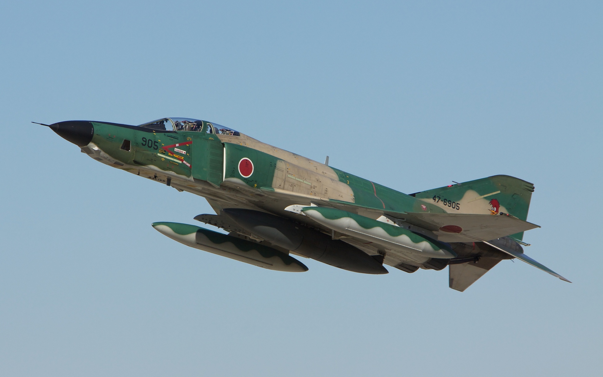 Картинки Mitsubishi F-4ej, Phantom II, истребитель фото и обои на рабочий стол