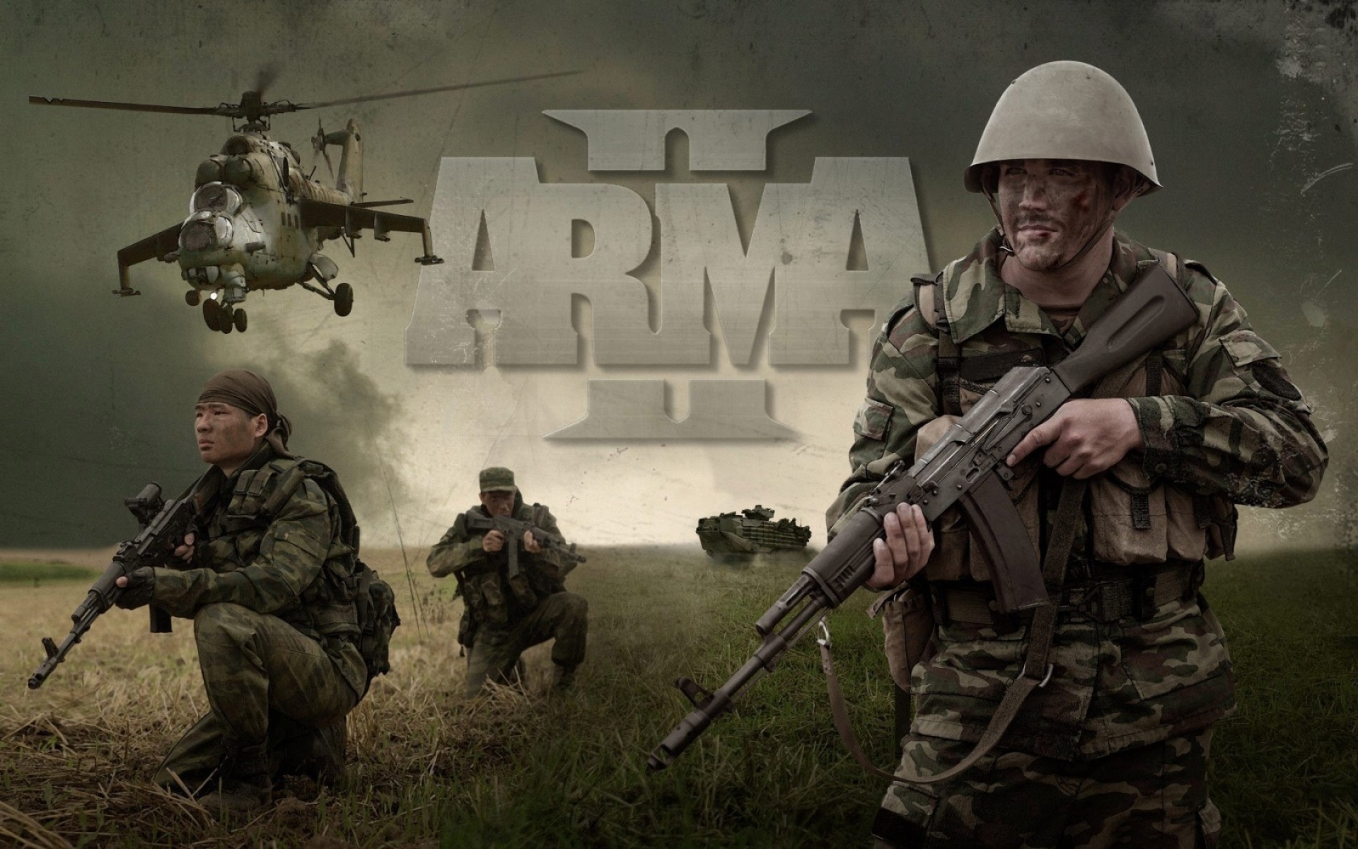 Картинки ARMA II, ARMA, солдаты, поле фото и обои на рабочий стол
