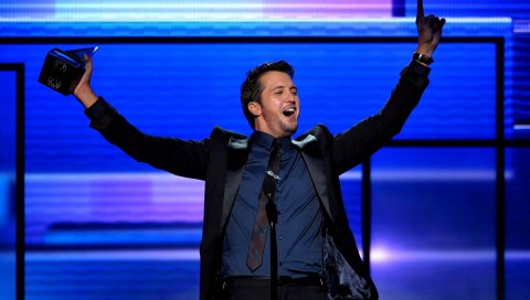 Люк Брайан, американский кантри - певец, победитель, кантри ассоциация награды , CMA Awards 2014