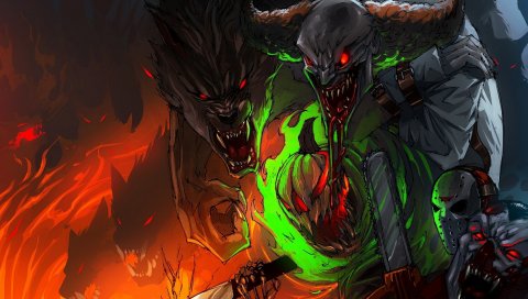 Хэллоуин, искусство, Джейсон Воорис, оборотень