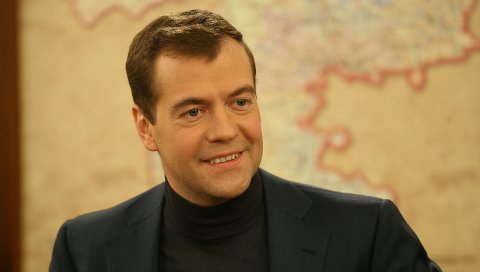 Дмитрий Медведев, премьер - министр, Россия, улыбка