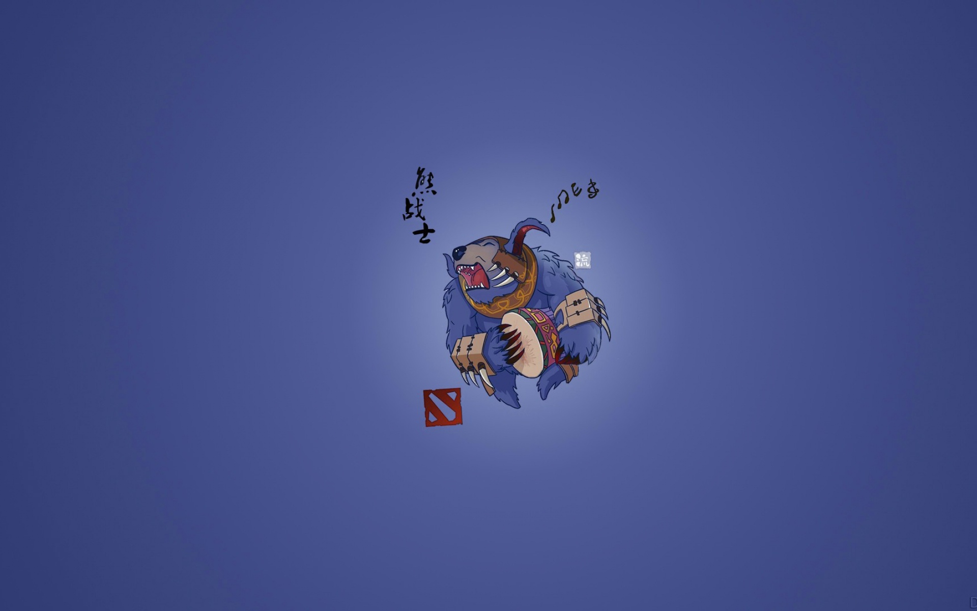 Картинки Ursa, dota 2, чиби, простое искусство фото и обои на рабочий стол