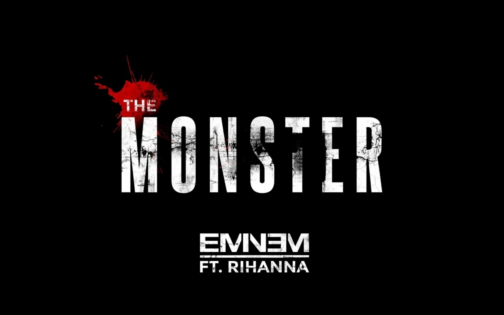 Картинки Монстр, eminem, рианна, песня фото и обои на рабочий стол
