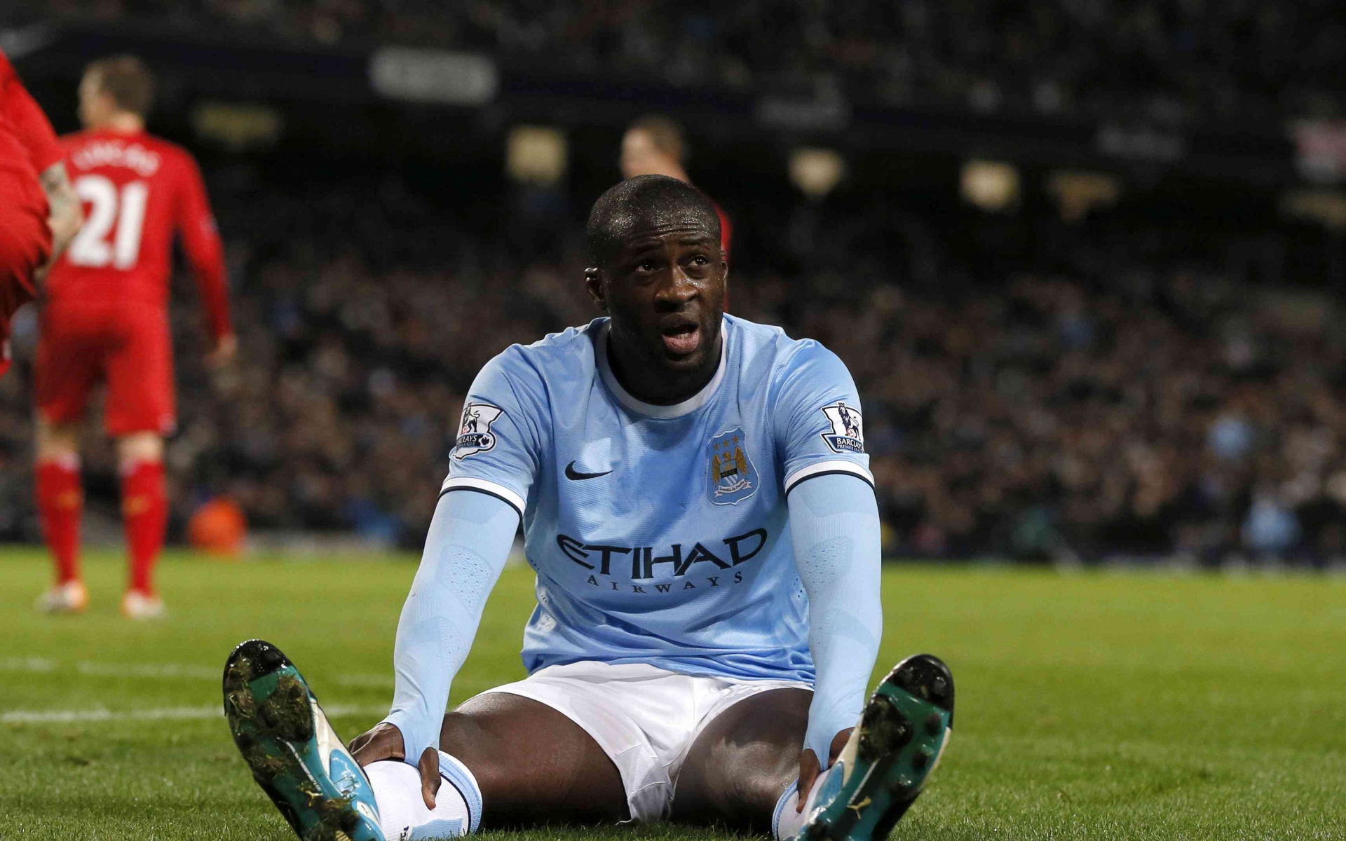 Картинки Yaya toure, иворианский футболист, город Манчестер фото и обои на рабочий стол