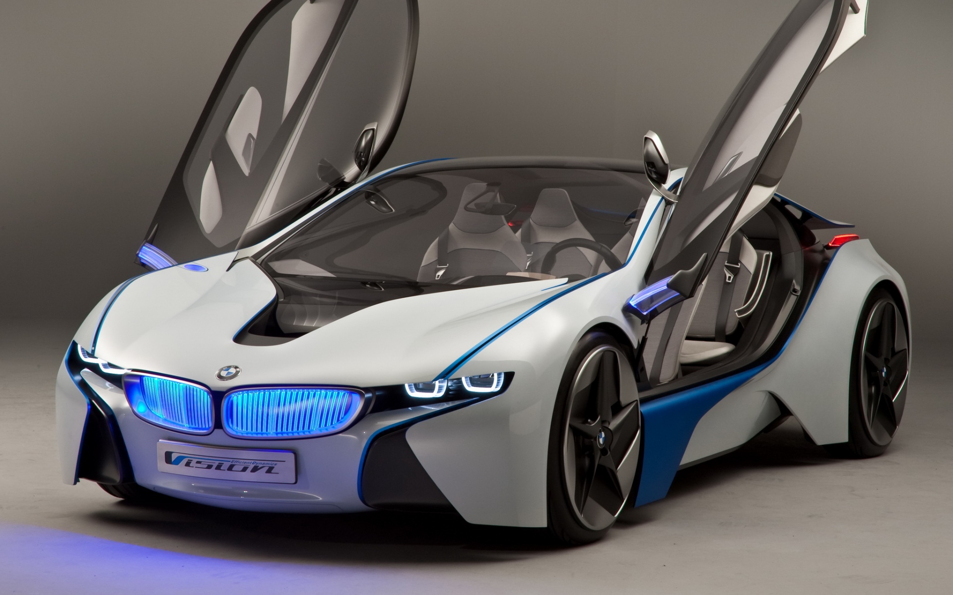Картинки Bmw, видение, эффективная динамика, концепция, вид спереди фото и обои на рабочий стол