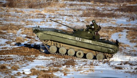 Bmp-2, военные, танки, автомобиль, пехота