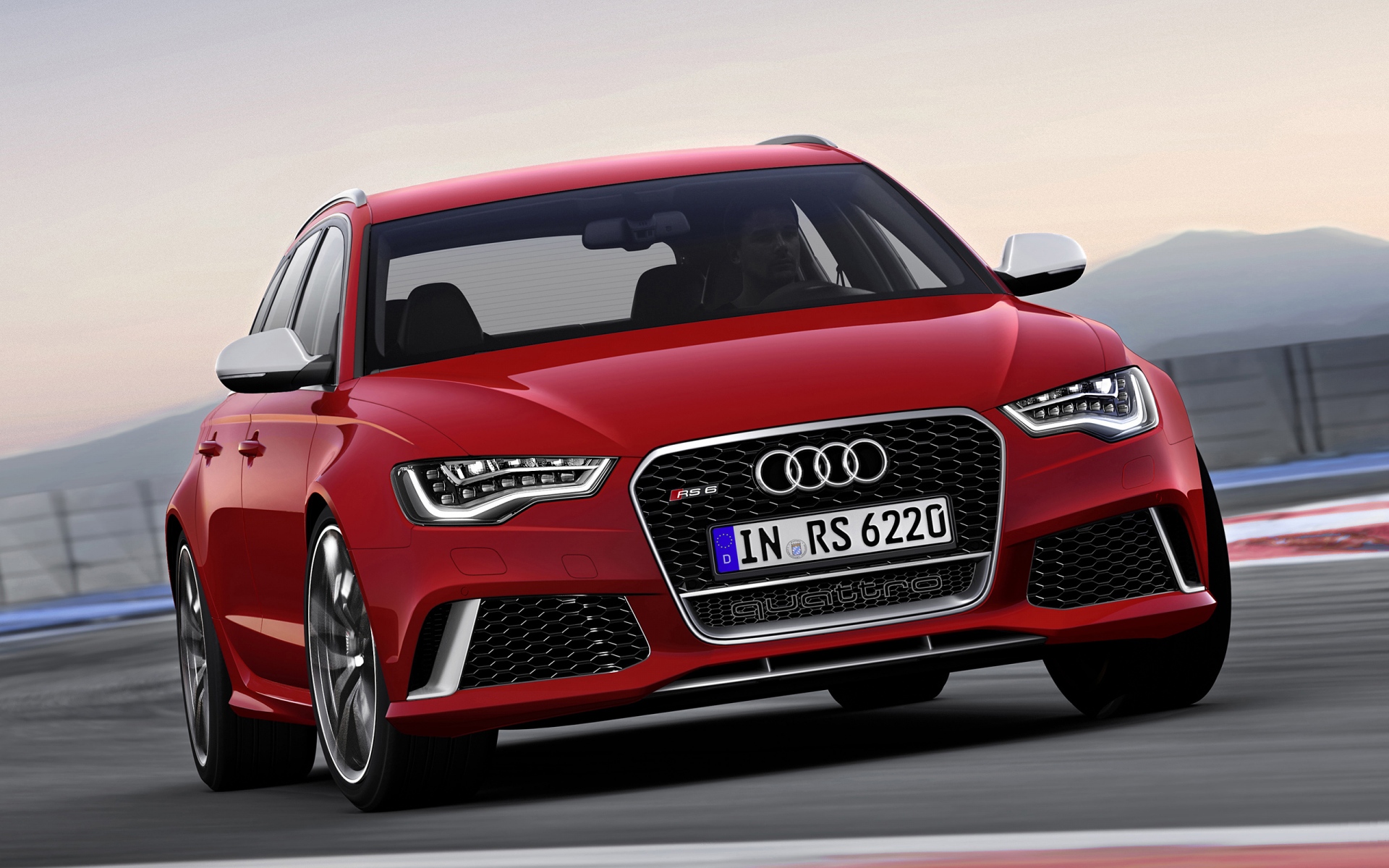Картинки Audi, rs6, красный, передний бампер фото и обои на рабочий стол