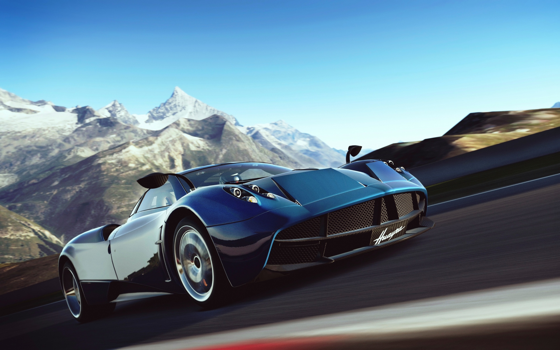 Картинки Gran turismo-6, симулятор вождения, скорость, искусство, pagani huayra фото и обои на рабочий стол